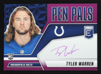 Tyler Warren 2025 Elite Pen Pals Purple Ink #9 RC at PristineAuction.com