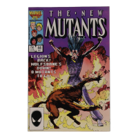 1986 "The New Mutants" Issue #44 Marvel Comic Book at PristineAuction.com