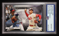 Nolan Ryan Signed 2023 Topps Update Time-Spanning Tandems #TS20 Shohei Ohtani / Nolan Ryan (PSA | Auto 10) at PristineAuction.com