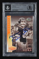 Mike Ditka Signed 2020 Panini Plates and Patches Orange #133 #59/65 (Beckett | Auto Grade BGS 10) at PristineAuction.com