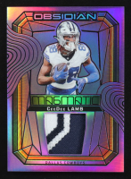 CeeDee Lamb 2024 Panini Obsidian Magmatic Memorabilia Purple #11 #38/49 at PristineAuction.com