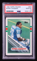 Barry Sanders 1989 Topps Traded #83T RC (PSA 10) at PristineAuction.com