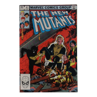 1983 "The New Mutants" Issue #4 Marvel Comic Book at PristineAuction.com