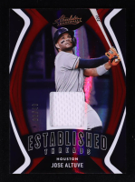 Jose Altuve 2022 Absolute Established Threads Spectrum Red #1 #09/49 at PristineAuction.com