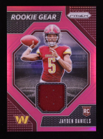 Jayden Daniels 2024 Panini Prizm Rookie Gear Pink #2 RC at PristineAuction.com