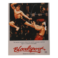Jean-Claude Van Damme Signed "Bloodsport" 8x10 Photo (PSA) at PristineAuction.com
