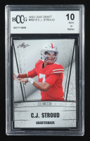 CJ Stroud 2022 Leaf Draft Rookie Silver #RS15 RC (BCCG 10) at PristineAuction.com