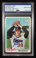 Nolan Ryan Signed 1978 Topps #400 (PSA | Auto 10) at PristineAuction.com