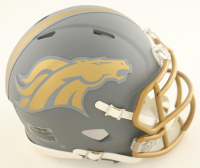 Broncos Slate Alternate Speed Mini Helmet at PristineAuction.com