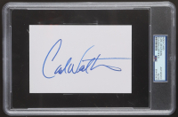 Carl Weathers Signed 4x6 Index Card (PSA) at PristineAuction.com