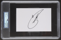 Tom Hardy Signed 4x6 Index Card (PSA) at PristineAuction.com