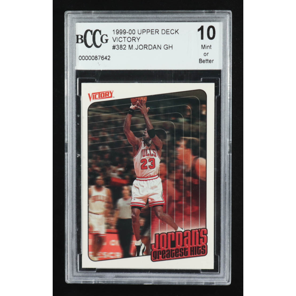 Michael Jordan 1999-00 Upper Deck Victory #382 GH (BCCG 10) at PristineAuction.com