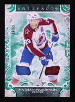 Nathan MacKinnon 2024-25 Artifacts Materials Emerald #13 #39/65 at PristineAuction.com