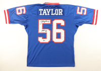 Lawrence Taylor Signed Giants Mitchell & Ness Authentic Jersey Inscribed "HOF 99" (Beckett) at PristineAuction.com