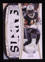 Alvin Kamara 2024 Certified Piece of the Game Black #22 #1/1 at PristineAuction.com