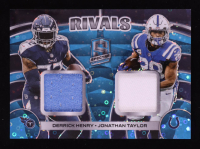 Derrick Henry / Jonathan Taylor 2023 Panini Spectra Rivals Materials Neon Blue #5 #49/60 at PristineAuction.com