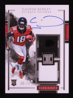 Calvin Ridley 2018 Panini Impeccable #104 Helmet Patch Autograph #30/75 RC at PristineAuction.com