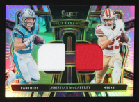 Christian McCaffrey 2024 Select Multiverse Dual Jerseys Prizm #15 #64/149 at PristineAuction.com