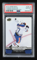 Connor McDavid 2015-16 Upper Deck Connor McDavid Collection #14 RC (PSA 10) at PristineAuction.com