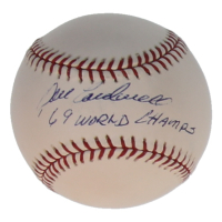 Don Cardwell Signed OML Baseball Inscribed "69 World Champs" (JSA) at PristineAuction.com