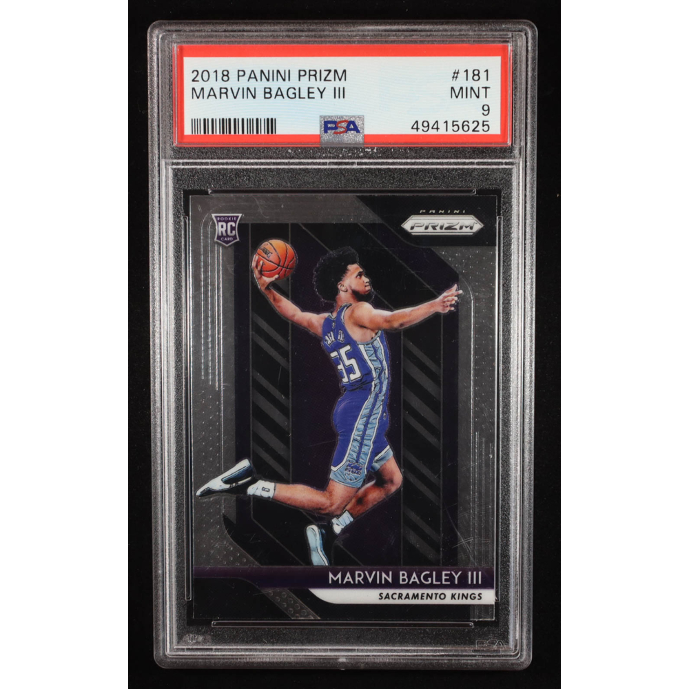Marvin Bagley III 2018 Panini Prizm #181 RC (PSA 9) at PristineAuction.com