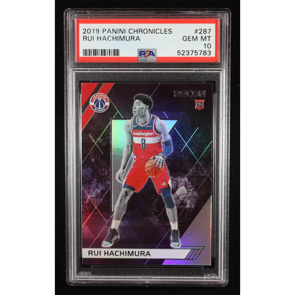 Rui Hachimura 2019 Panini Chronicles #287 RC (PSA 10) at PristineAuction.com