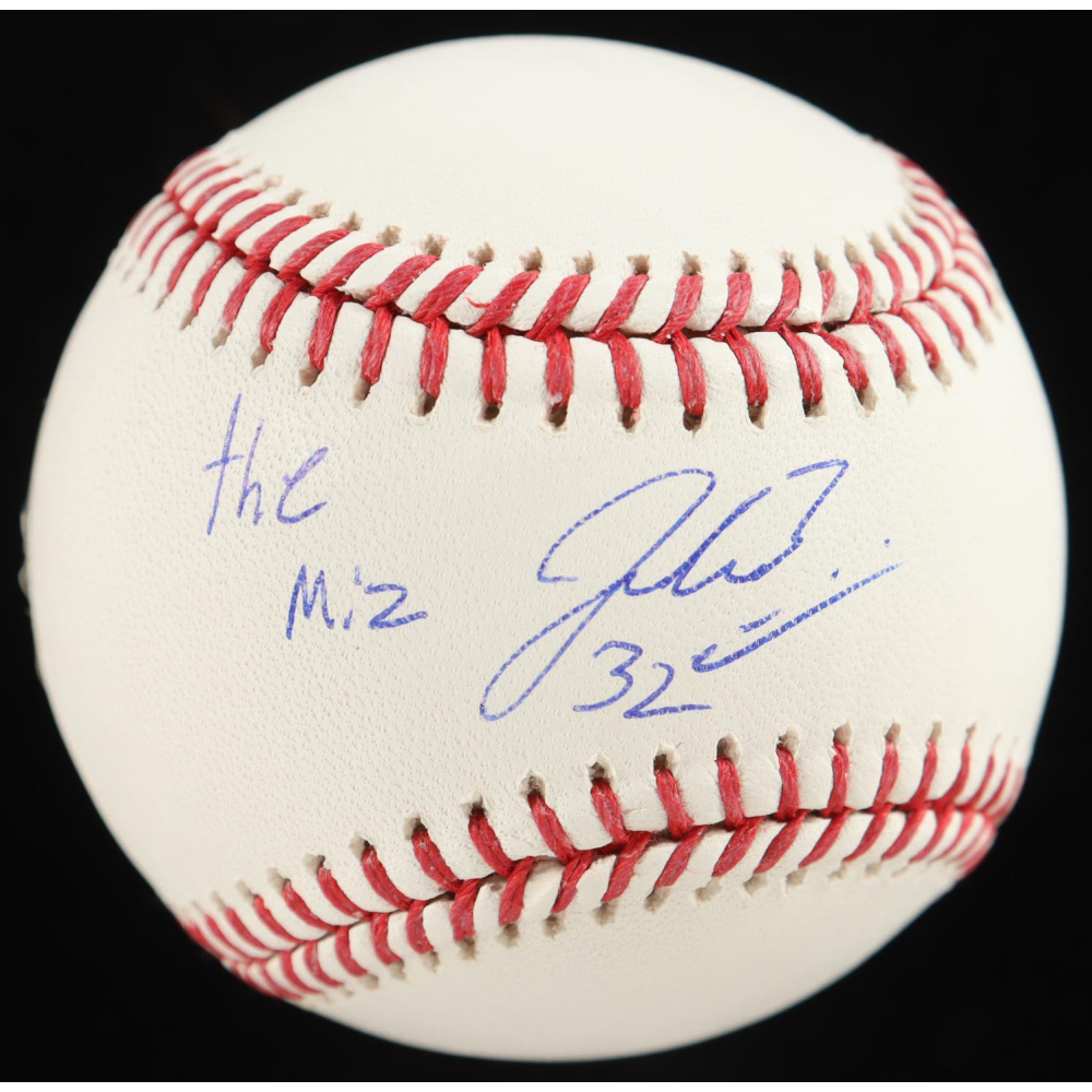 Jacob Misiorowski Signed OML Baseball Inscribed "The Miz" (Prova) at PristineAuction.com