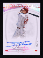 Jim Thome 2023 Panini Flawless Momentous Autographs #12 #07/25 at PristineAuction.com