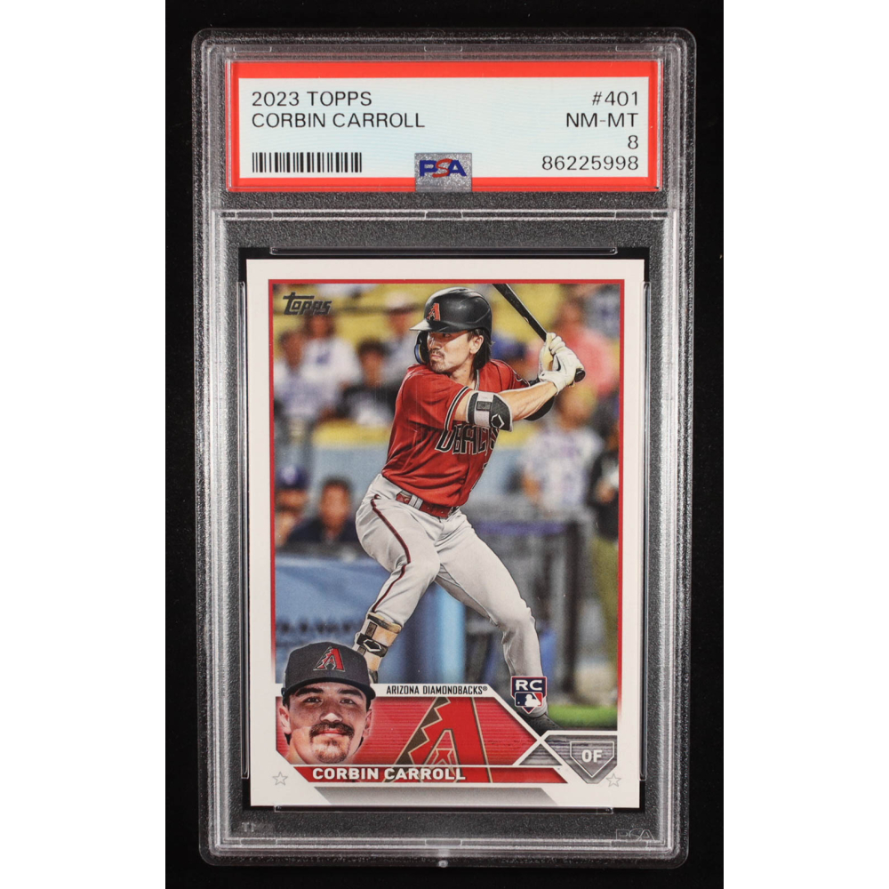 Corbin Carroll 2023 Topps #401 RC (PSA 8) at PristineAuction.com