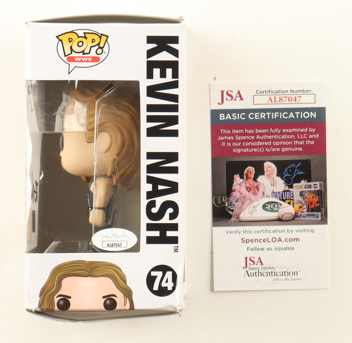 Kevin Nash Signed WWE #74 Kevin Nash Funko Pop! Vinyl Figure (JSA) at PristineAuction.com Kevin Nash Signed WWE #74 Kevin Nash Funko Pop! Vinyl Figure (JSA) at PristineAuction.com