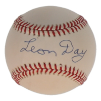 Leon Day Signed OAL Baseball (JSA) at PristineAuction.com