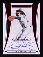 Dennis Eckersley 2023 Panini Flawless Distinguished Autographs Ruby #15 #10/20 at PristineAuction.com