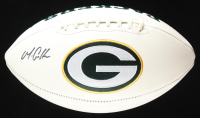 Matthew Golden Signed Packers Logo Football (Beckett) at PristineAuction.com