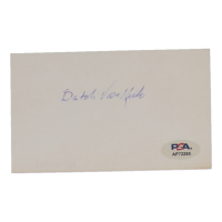 Theodore "Dutch" Van Kirk Signed Cut (PSA) at PristineAuction.com
