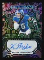 Kayvon Thibodeaux 2024 Panini Obsidian Seismic Signatures #5 at PristineAuction.com