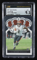 Ja'Marr Chase 2021 Panini Chronicles Crown Royale #24 RC (CSG 9.5) at PristineAuction.com
