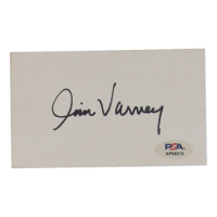 Jim Varney Signed Cut (PSA) at PristineAuction.com