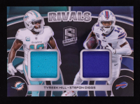 Tyreek Hill / Stefon Diggs 2023 Panini Spectra Rivals Materials #14 #86/99 at PristineAuction.com