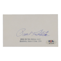 Paul Tibbets Signed Cut (PSA) at PristineAuction.com