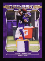 Justin Jefferson 2021 Playoff Reception Perfection Jerseys Prime #1 #32/50 at PristineAuction.com
