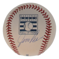 Jim Rice Signed OML Hall of Fame Logo Baseball (JSA & YSMS) at PristineAuction.com