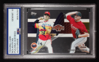 Nolan Ryan Signed 2004 Topps Astros Fanfest #12 Nolan Ryan / Roger Clemens (PSA | Auto 10) at PristineAuction.com