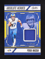 Puka Nacua 2024 Absolute Absolute Heroes Memorabilia #9 #144/250 at PristineAuction.com