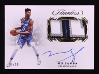 Mo Bamba 2018-19 Panini Flawless Horizontal Patch Autographs Gold #9 #01/10 RC at PristineAuction.com