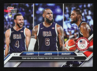 Stephen Curry / LeBron James / Kevin Durant 2024 Topps Now Olympic Games #26 at PristineAuction.com