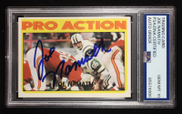 Joe Namath Signed 1972 Topps #343 (PSA | Auto 10) at PristineAuction.com