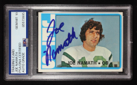 Joe Namath Signed 1972 Topps #100 (PSA | Auto 10) at PristineAuction.com