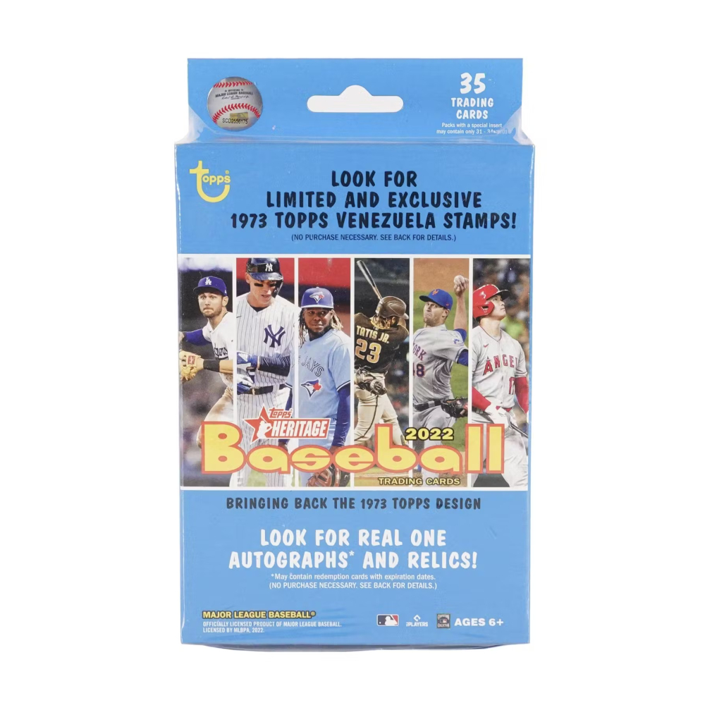 2022 Topps Heritage Baseball Hanger Box with (35) Cards at PristineAuction.com