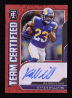 Kyren Williams 2024 Totally Certified Team Certified Signatures Mirror Red #3 #010/100 at PristineAuction.com
