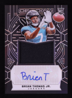 Brian Thomas Jr. 2024 Panini Obsidian Rookie Jumbo Jersey Autographs #203 #120/199 RC at PristineAuction.com